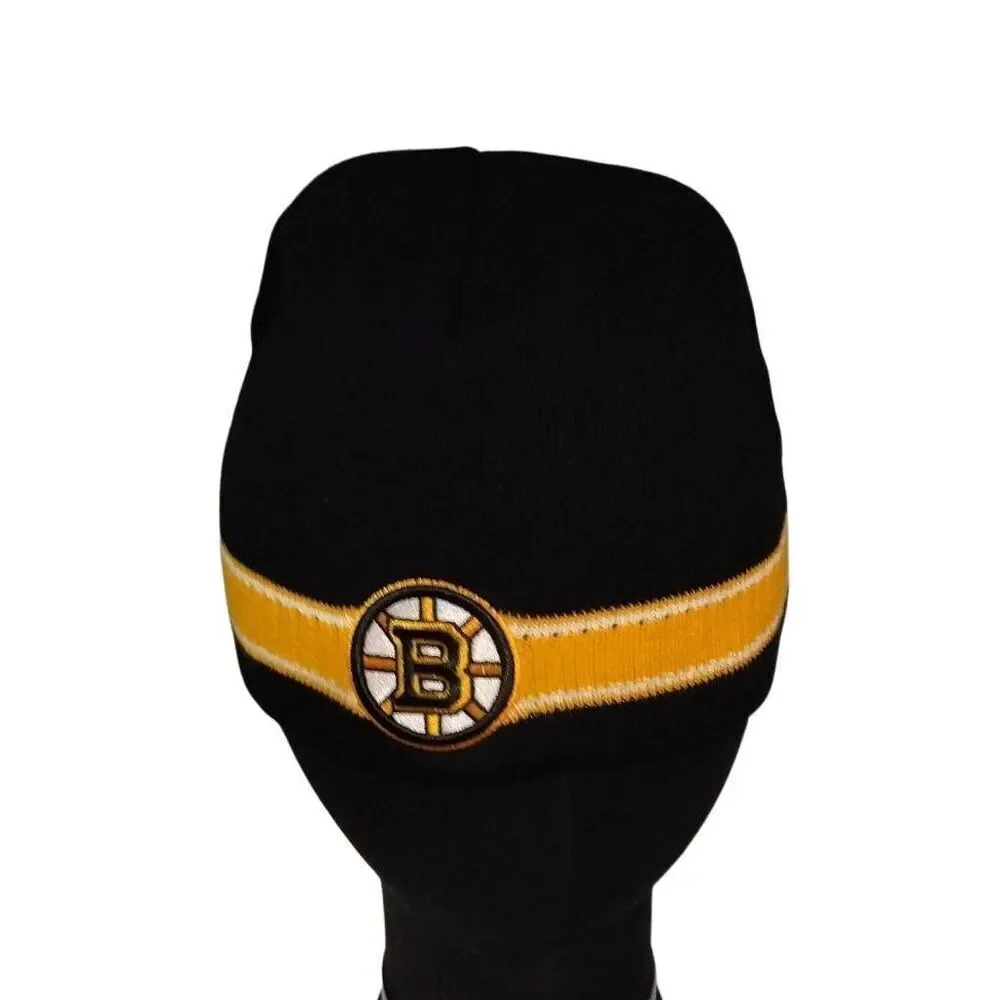 Boston Bruins Beanie by Top of the World Black and Gold Winter Must Have.